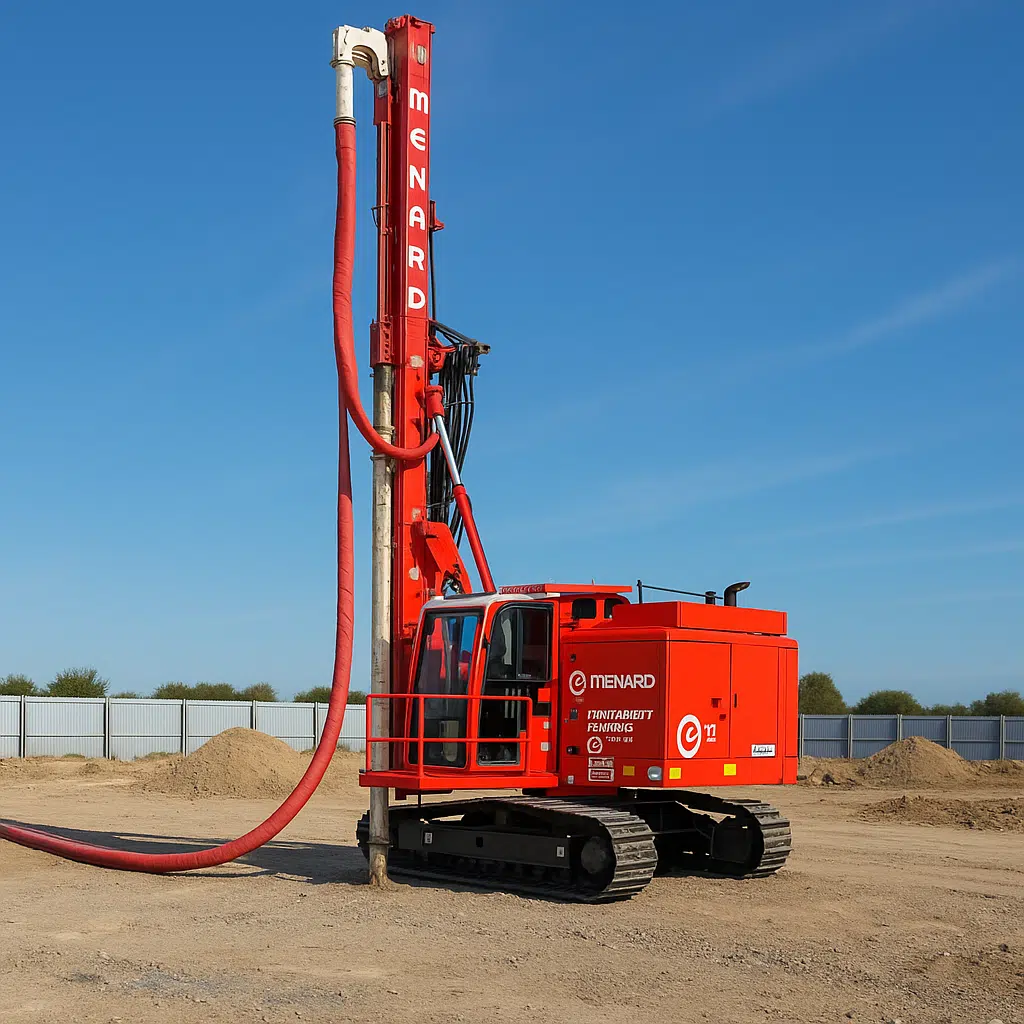 MENARD Drilling Rig on Site